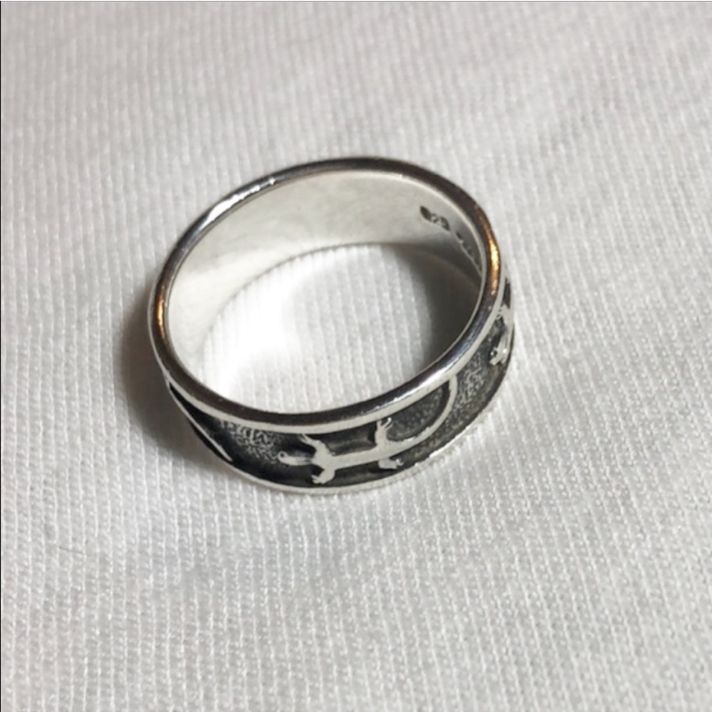 Silver 925 lizard ring - Picture 3 of 12